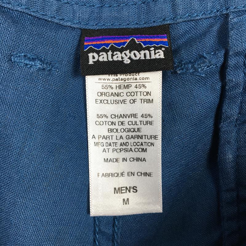 【MEN's M】 パタゴニア プラム ライン パンツ Plumb Line Pants ヘンプ オーガニック コットン 生産終了モデル 入手困難 PATAGONIA 58240 GLSB Glass Blue ブルー系