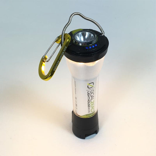 ゴールゼロ ライトハウスマイクロ チャージ Lighthouse Micro Charge LEDランタン ハンドライト USBリチャージャブル モバイルバッテリー機能 Goal Zero 32008 クリアー系