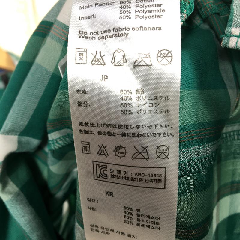 【MEN's M】 マムート パシフィック クレスト シャツ Pacific Crest Shirt ショートスリーブ MAMMUT 1030-01970 グリーン系