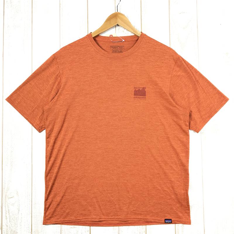 【MEN's M】 パタゴニア キャプリーン クール デイリー グラフィック シャツ Cap Cool Daily Graphic Shirt Tシャツ PATAGONIA 45235 AIRX オレンジ系