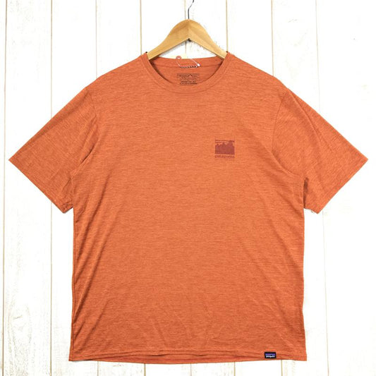 【MEN's M】 パタゴニア キャプリーン クール デイリー グラフィック シャツ Cap Cool Daily Graphic Shirt Tシャツ PATAGONIA 45235 AIRX オレンジ系