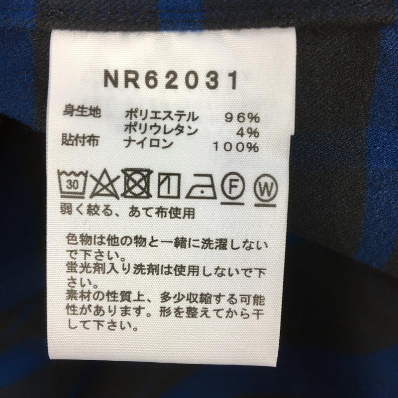 【MEN's S】 ノースフェイス ロングスリーブ ストレッチ フランネル シャツ L/S Stretch Flannel Shirt NORTH FACE NR62031 ブルー系