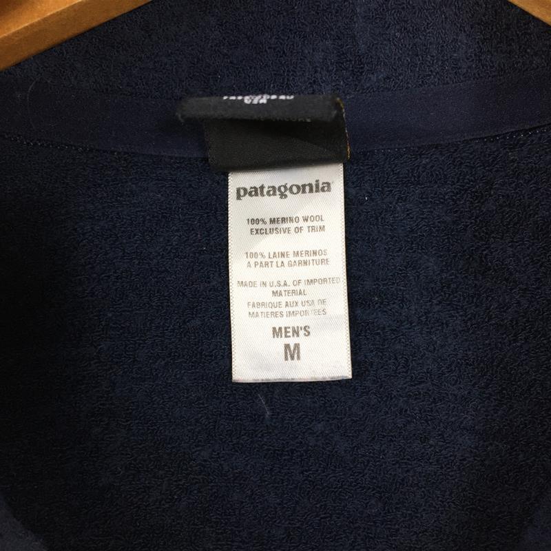 【MEN's M】 パタゴニア 2007 ウール 3 ジップネック Wool 3 Zip-Neck メリノウール ベースレイヤー 生産終了モデル 入手困難 PATAGONIA 37501 BLB Blue Black ネイビー系