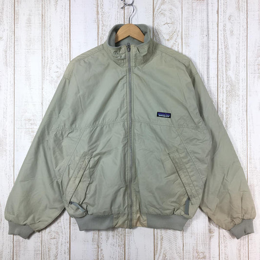 【MEN's S】 パタゴニア 2003 シェルド シンチラ ジャケット Shelled Synchilla Jacket フリース ウェザードグリーン 生産終了モデル 希少カラー 入手困難 PATAGONIA 28132 Weathered Green アイボリー系