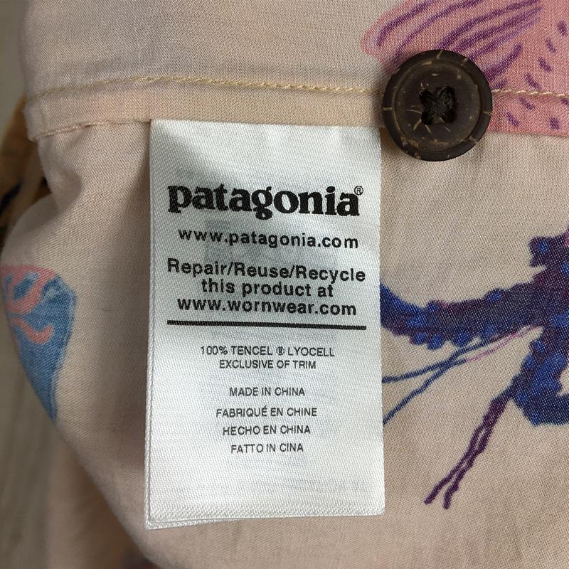 【WOMEN's 4】 パタゴニア ライトウェイト パタロハ シャツ Lightweight Pataloha Shirt アロハシャツ PATAGONIA 52592 SHVP オレンジ系