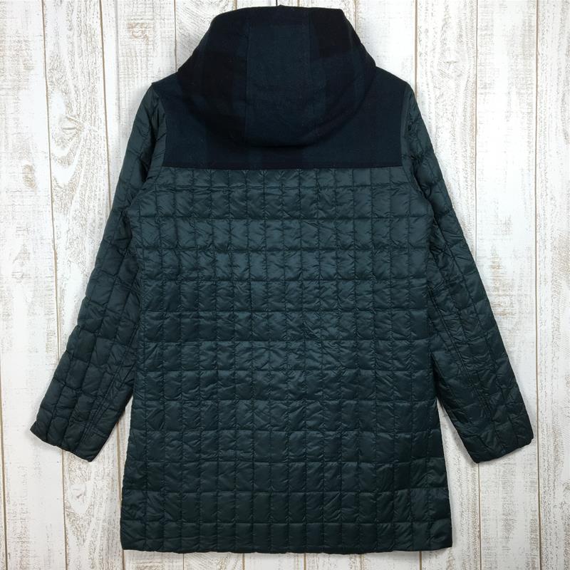 【WOMEN's S】 パタゴニア 2016 リサイクルド ダウン フーデッド コート Recycled Down Hooded Coat ダウン  ジャケット フーディ リコレクションシリーズ 生産終了モデル 入手困難 PATAGONIA 28075 CAN Carbon グリーン系