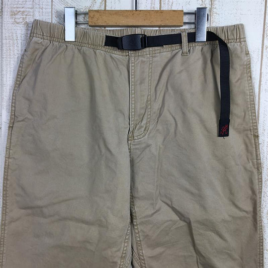 【MEN's L】 グラミチ ミドル カット パンツ Middle Cut Pants コットン ストレッチ ショーツ GRAMICCI GUP-19S004 ベージュ系