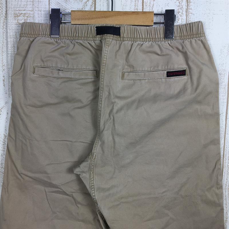 【MEN's L】 グラミチ ミドル カット パンツ Middle Cut Pants コットン ストレッチ ショーツ GRAMICCI GUP-19S004 ベージュ系