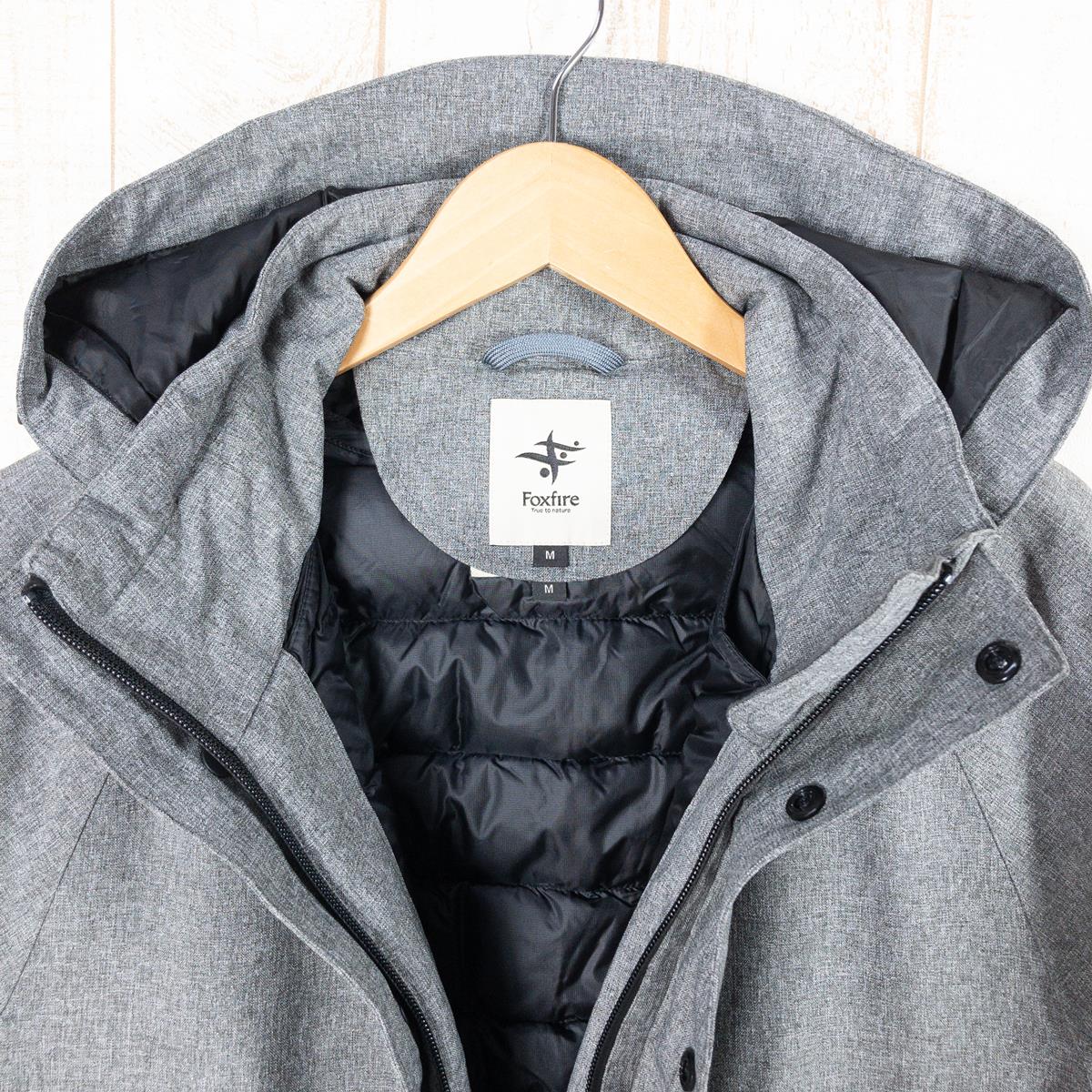 【MEN's M】 フォックスファイヤー アーバントレック スリーウェイ コート 2 Urban Trek 3Way Coat II 3-in-1 ジャケット フーディ ダウン ベスト FOXFIRE 5113872 グレー系