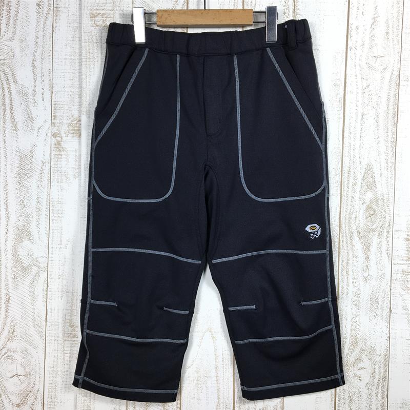 [MEN's M] Mountain Hardwear Desna 3/4 Pants Polartec Power Stretch Fleece  MOUNTAIN HARDWEAR OE5368 Black
