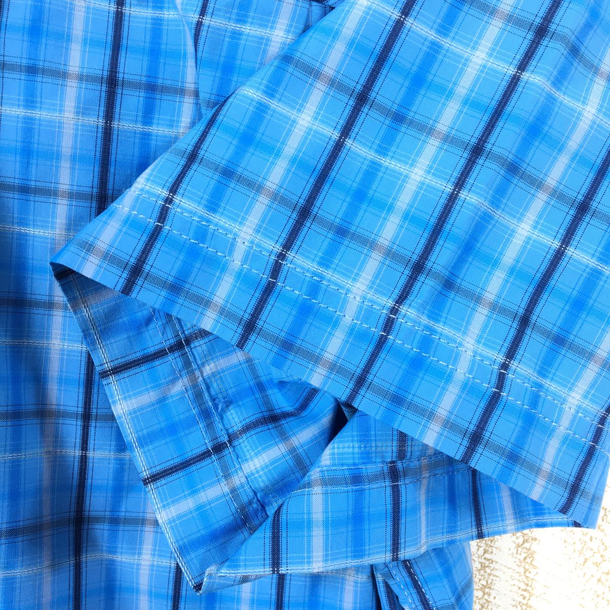 【MEN's M】 マムート アスコ ショートスリーブ シャツ Asko Short Sleeve Shirt 速乾 ナイロン/ポリエステル MAMMUT 1030-01532 ブルー系