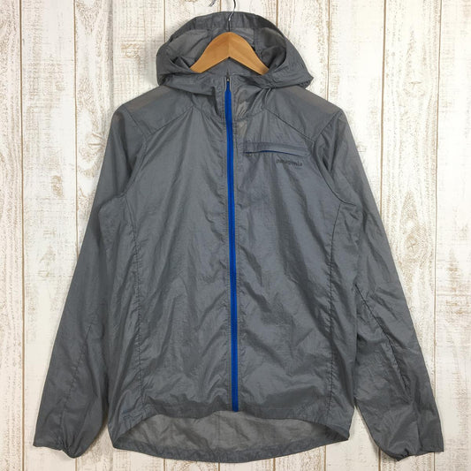 【MEN's S】 パタゴニア フーディニ ジャケット Houdini Jacket ウィンドシェル フーディ PATAGONIA 24140 FEAB Feather Grey / Andess Blue グレー系