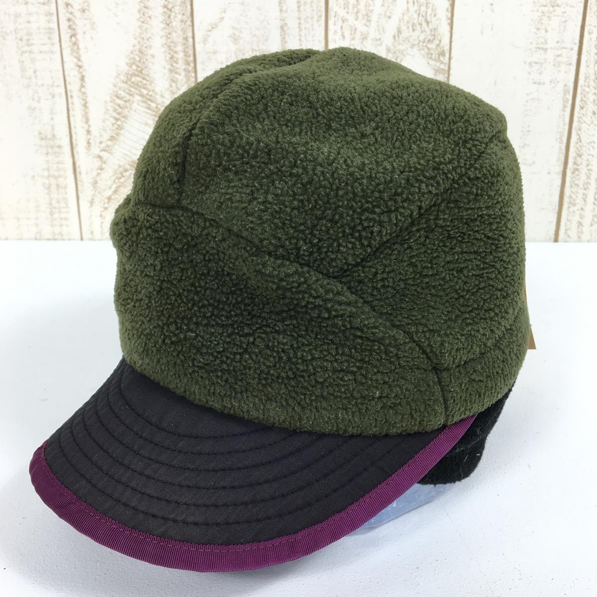 【L】 パタゴニア 1994 シンチラ ダックビル キャップ Synchilla Duckbill Cap ダークオリーブ×ブラック フリース ビンテージ 生産終了モデル 入手困難 PATAGONIA 28825 Dark Olive /Black / Black] グリーン系