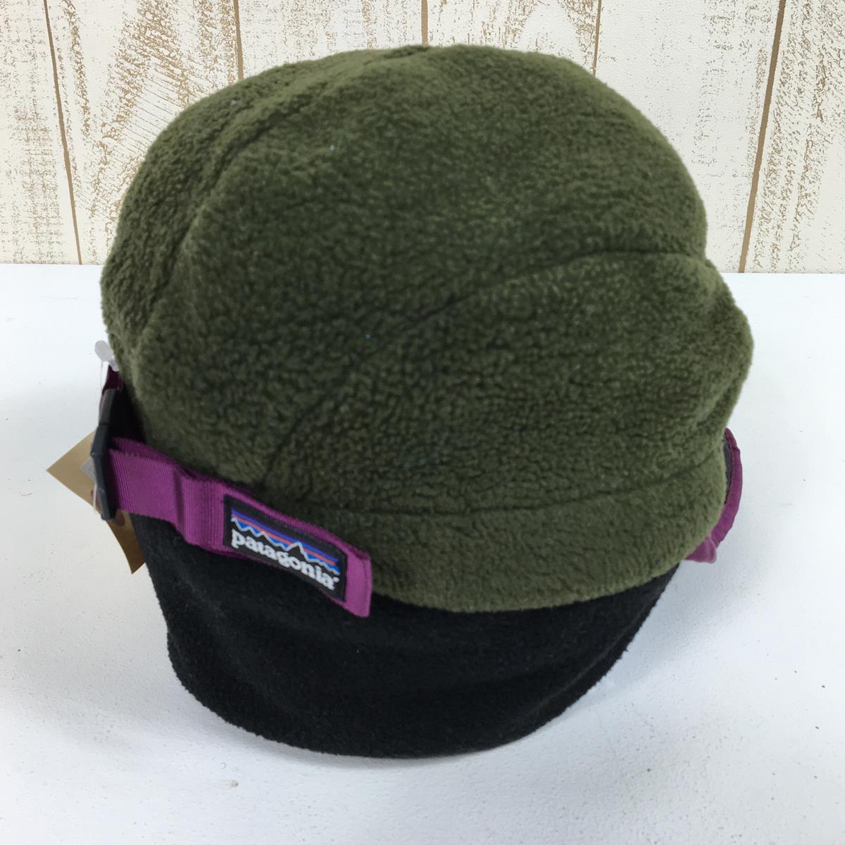 【L】 パタゴニア 1994 シンチラ ダックビル キャップ Synchilla Duckbill Cap ダークオリーブ×ブラック フリース ビンテージ 生産終了モデル 入手困難 PATAGONIA 28825 Dark Olive /Black / Black] グリーン系