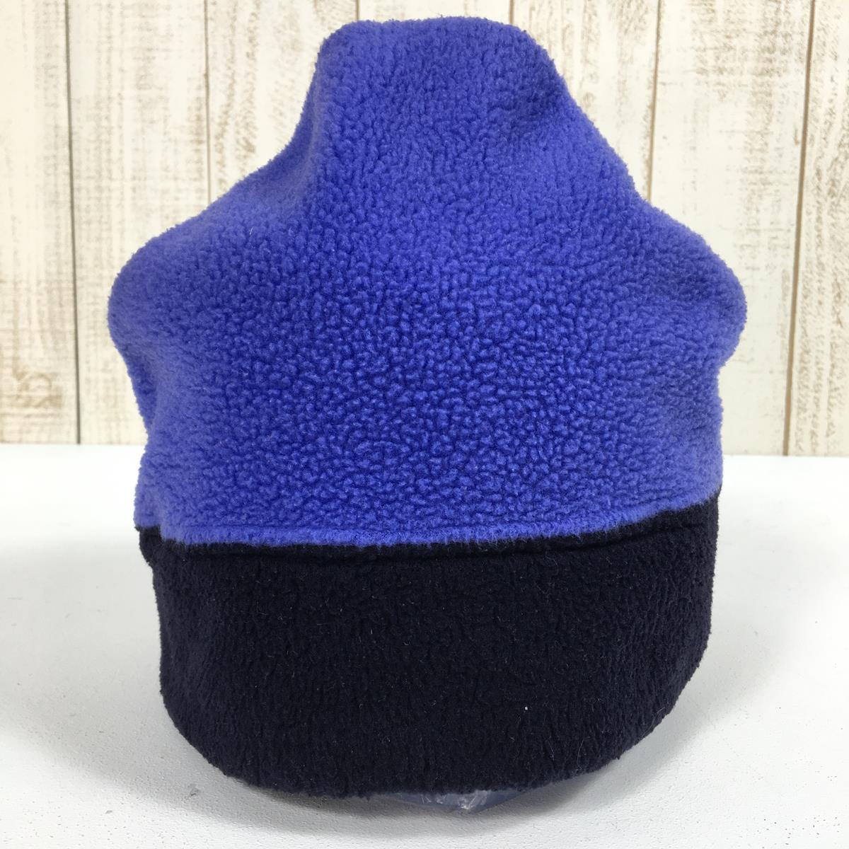 【L】 パタゴニア 1989 シンチラ アルパイン ハット Synchilla Alpine Hat ペリウィンクル×ブルーベリー フリース ビーニー アメリカ製 ビンテージ 生産終了モデル 入手困難 PATAGONIA 28920 Periwinkle / Blueberry ブルー系