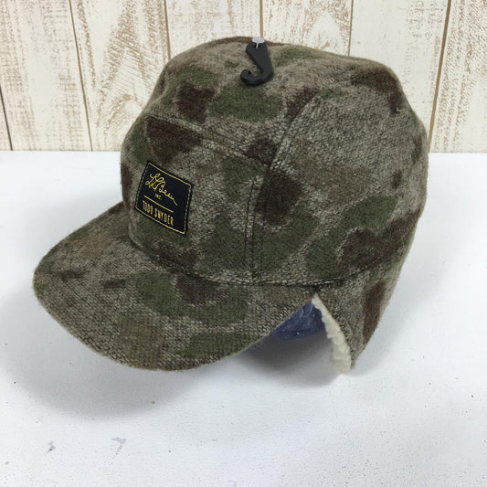 【MEN's M】 エルエルビーン × Todd Snyder（トッドスナイダー）シェルパラインド ハンティングキャップ Sherpa Lined Hunting Cap フリース ウール キルティング インサレーション 2021限定 生産終了モデル 入手困難 LLBEAN 512256/TC512256 Dark Khaki Camo ブラウン系