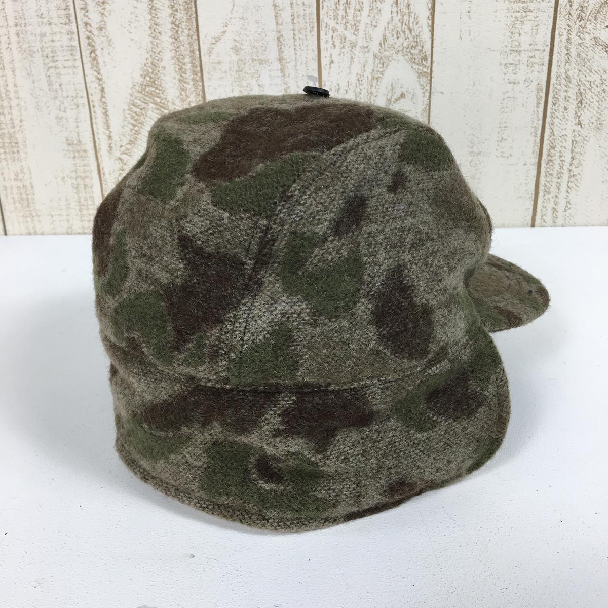 【MEN's M】 エルエルビーン × Todd Snyder（トッドスナイダー）シェルパラインド ハンティングキャップ Sherpa Lined Hunting Cap フリース ウール キルティング インサレーション 2021限定 生産終了モデル 入手困難 LLBEAN 512256/TC512256 Dark Khaki Camo ブラウン系