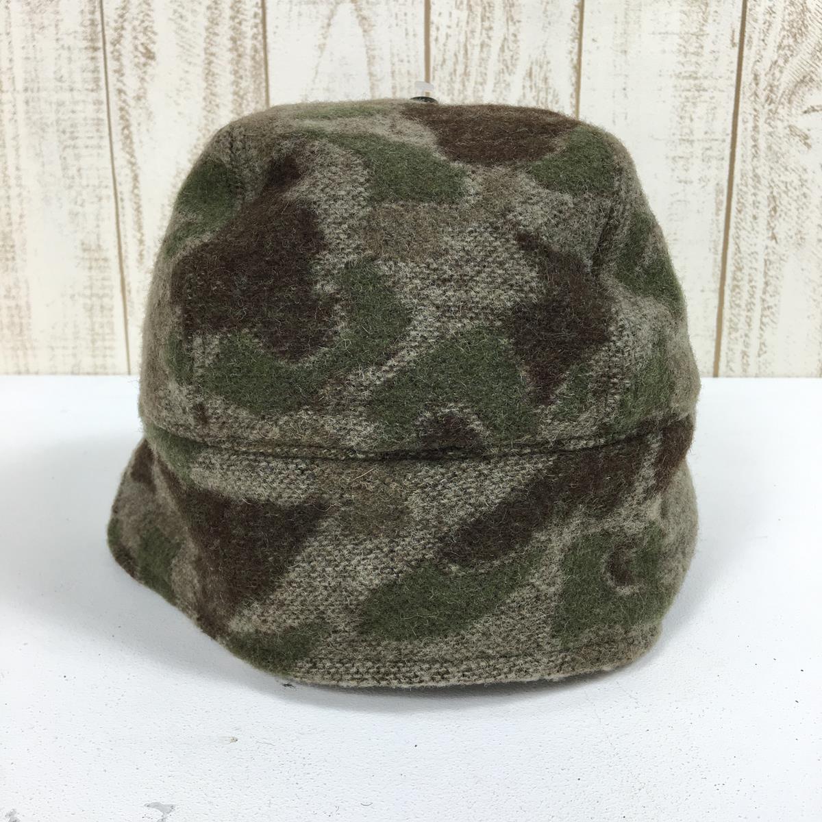 【MEN's M】 エルエルビーン × Todd Snyder（トッドスナイダー）シェルパラインド ハンティングキャップ Sherpa Lined Hunting Cap フリース ウール キルティング インサレーション 2021限定 生産終了モデル 入手困難 LLBEAN 512256/TC512256 Dark Khaki Camo ブラウン系