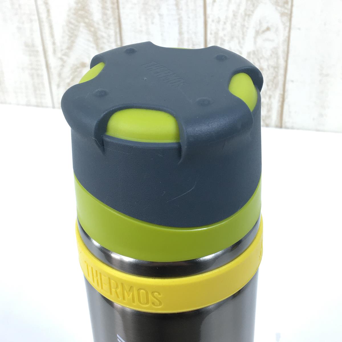 サーモス 山専ステンレスボトル 0.9L 保温ボトル 水筒 FFX-900 + 専用ボトルポーチ セット THERMOS FFX-900 LMG イエロー系