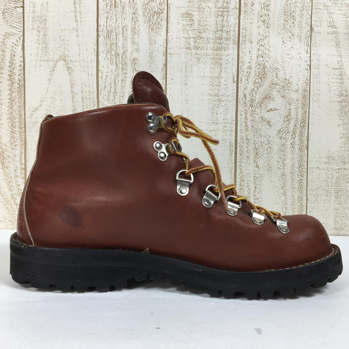 【MEN's 25.5cm】 ダナー 1990s マウンテン ライト ゴアテックス Mountain Light GTX ビブラムソール レザー  マウンテンブーツ 黒タグ アメリカ製 ビンテージ 入手困難 DANNER 30520 ブラウン系