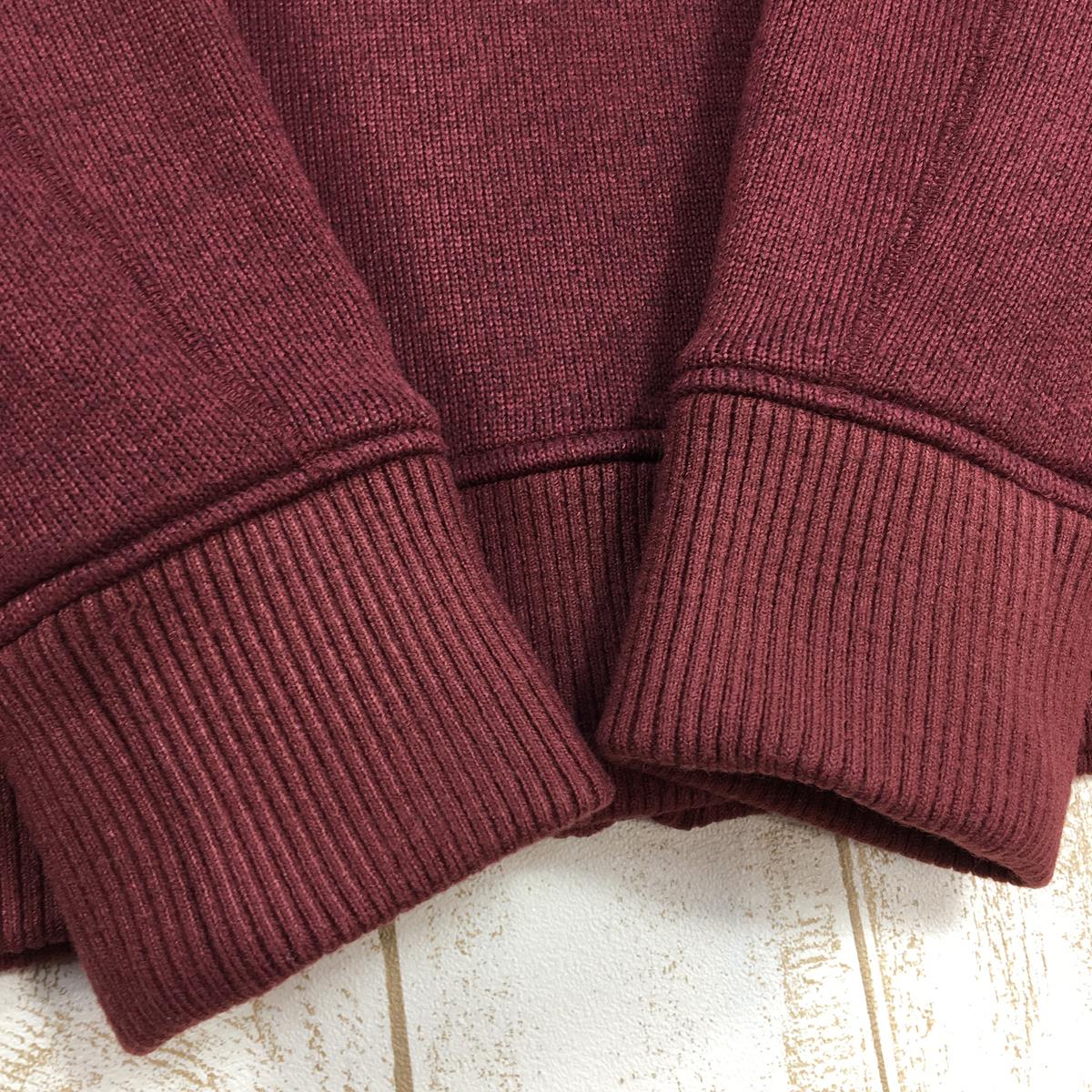 【WOMEN's M】 マーモット セーター フリース ジャケット Sweater Fleece Jacket ニット調 MARMOT Bordeaux レッド系