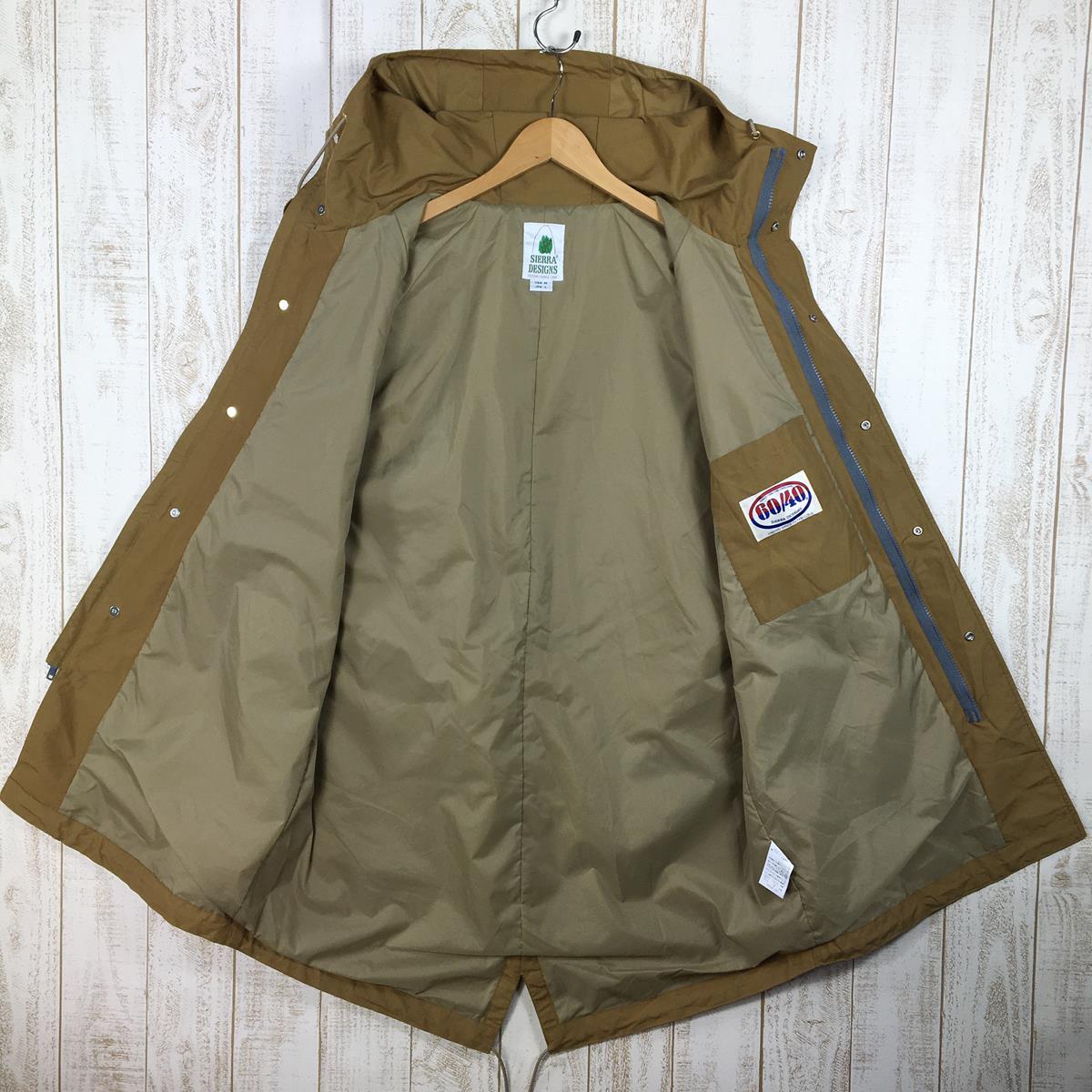 【MEN's M】 シエラデザイン フィッシュテイル パーカ Fishtail Parka 60/40 ロクヨンクロス マウンテンパーカー ジャケット  フーディ モッズコート SIERRA DESIGNS 8309 Tan ベージュ系