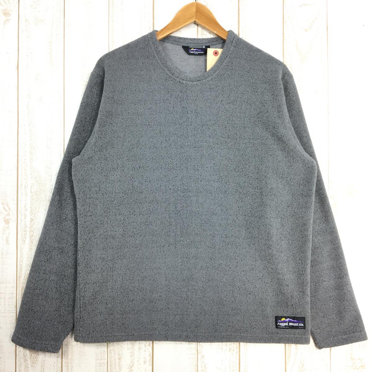 【MEN's M】 ラギッドマウンテン スウィフトリバー スウェットシャツ Swift River Sweat Shirt アメリカ製 Special Edition ポーラテック200 フリース セーター クルーネック プルオーバー ジャケット 生産終了モデル 入手困難 RAGGED MOUNTAIN グレー系