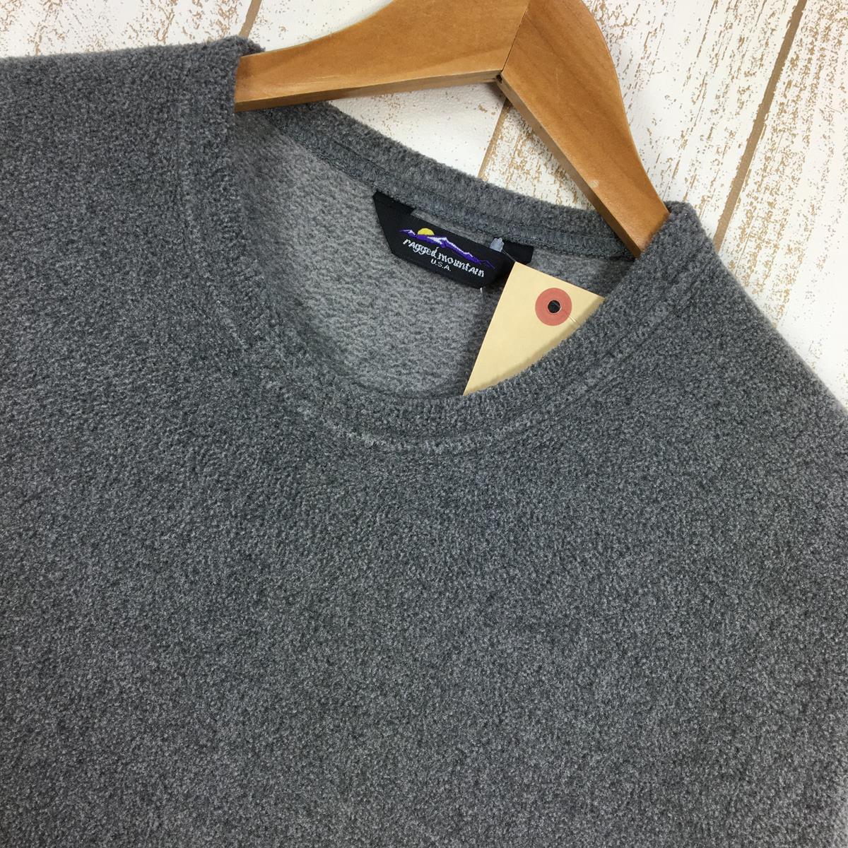 【MEN's M】 ラギッドマウンテン スウィフトリバー スウェットシャツ Swift River Sweat Shirt アメリカ製 Special Edition ポーラテック200 フリース セーター クルーネック プルオーバー ジャケット 生産終了モデル 入手困難 RAGGED MOUNTAIN グレー系