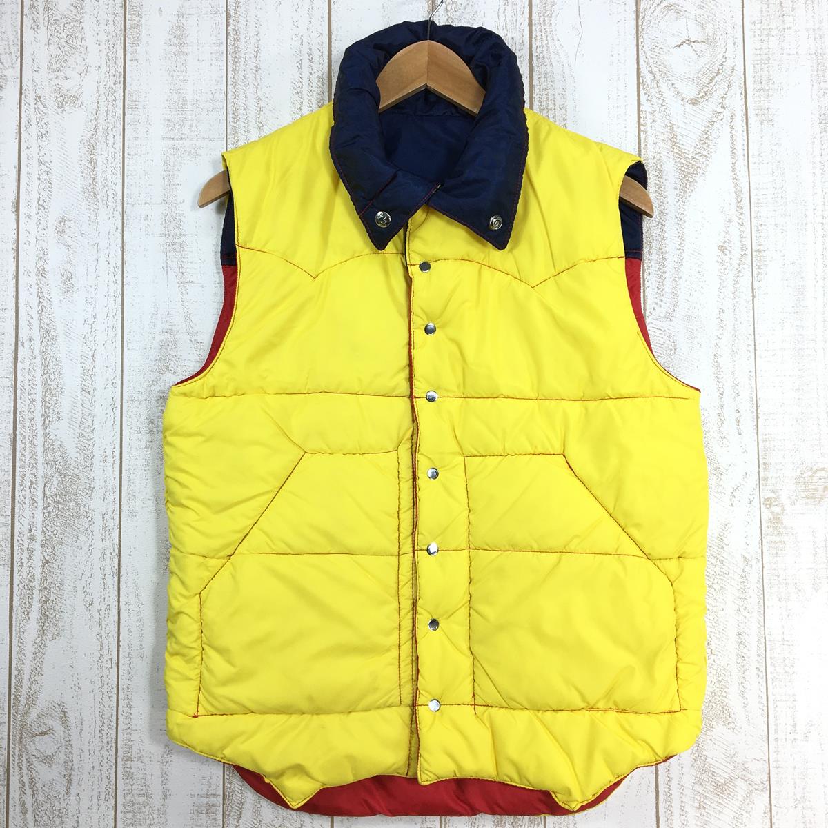 【MEN's M】 パウダーホーン マウンテニアリング ウェスタン インサレーション ベスト Western Insulation Vest POWDERHORN MOUNTAINEERING レッド系