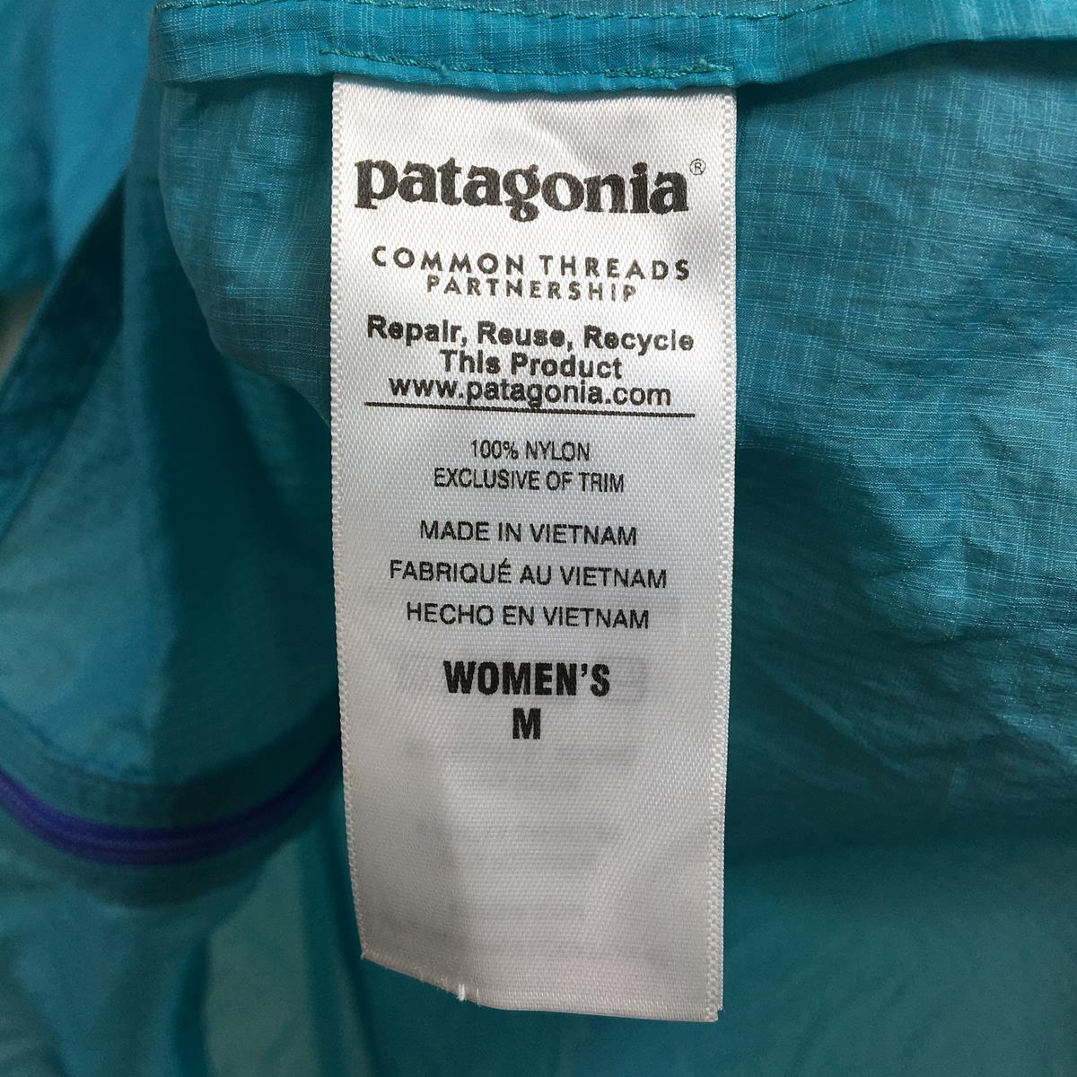 【WOMEN's M】 パタゴニア フーディニ ジャケット Houdini Jacket ウィンドシェル フーディ PATAGONIA 24146 HWLT ブルー系