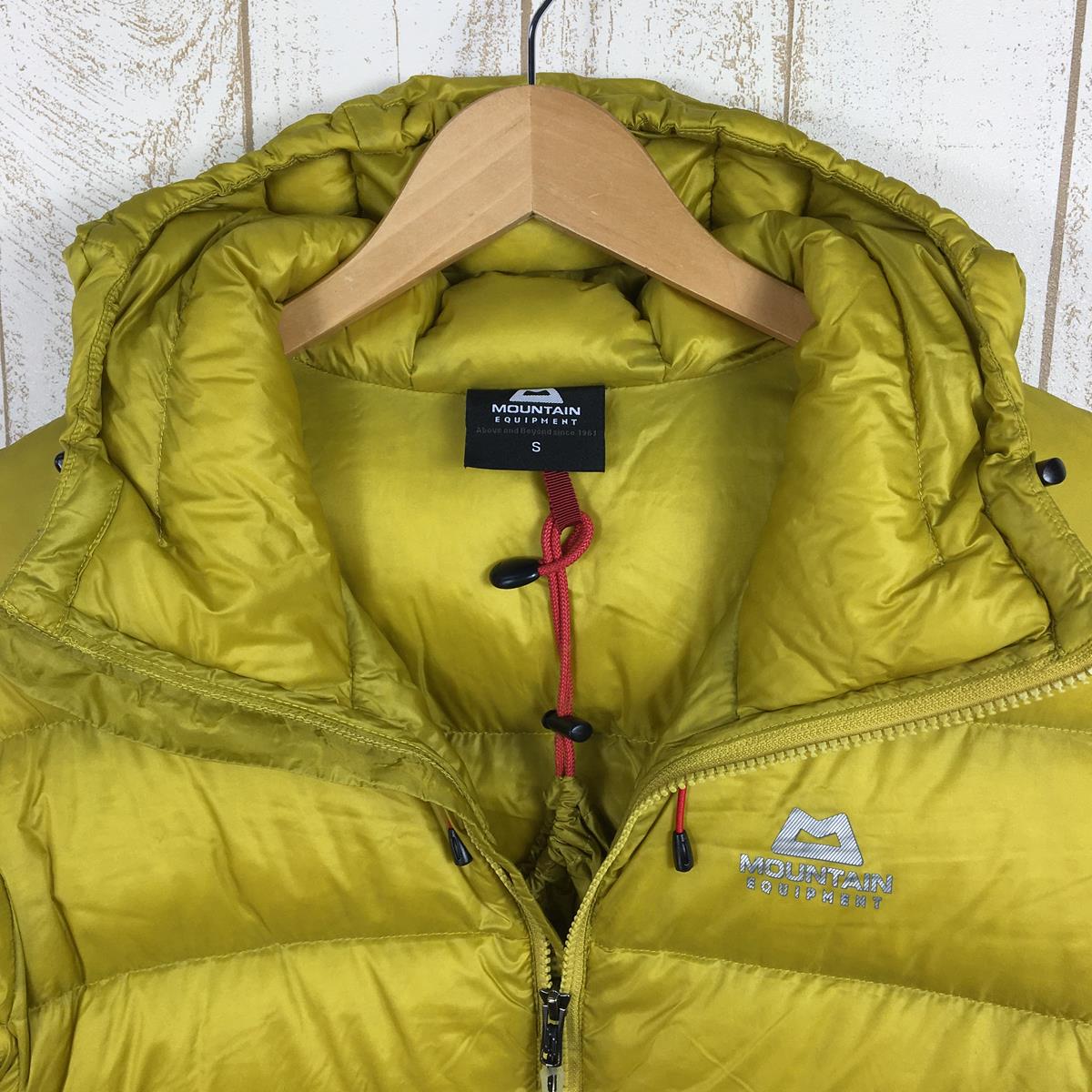 【MEN's S】 マウンテンイクイップメント パウダー デュベ Powder Duvet 700FP+ ダウン ジャケット フーディ パーカー  MOUNTAIN EQUIPMENT 425151 イエロー系