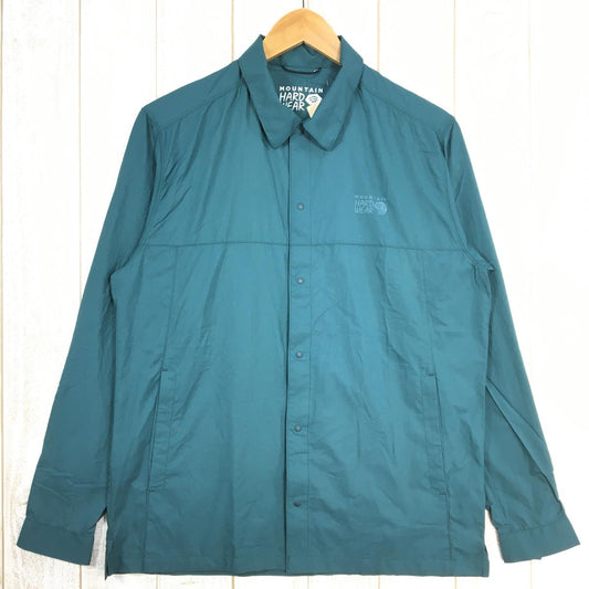 【MEN's S】 マウンテンハードウェア コア エアシェル シャツ ジャケット Kor AirShell Shirt Jacket ウィンドシェル MOUNTAIN HARDWEAR OE0400 318 Aqua Green グリーン系