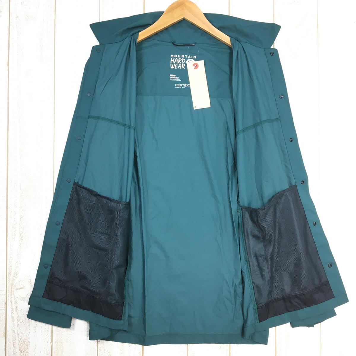 【MEN's S】 マウンテンハードウェア コア エアシェル シャツ ジャケット Kor AirShell Shirt Jacket ウィンドシェル MOUNTAIN HARDWEAR OE0400 318 Aqua Green グリーン系