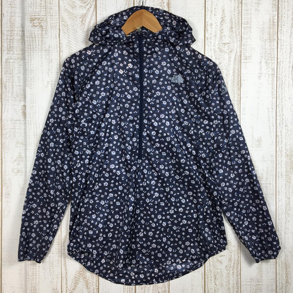 【WOMEN's M】 ノースフェイス ノベルティ インパルス ロング フーディ Novelty Impulse Long Hoodie ウィンドシェル アノラック ジャケット パーカー フライトシリーズ 生産終了モデル 入手困難 NORTH FACE NPW21285 ネイビー系