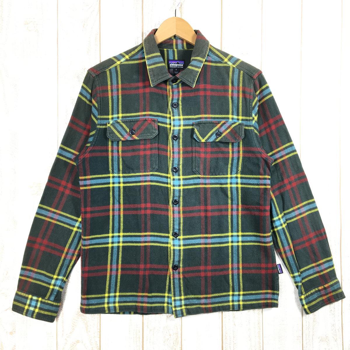 【MEN's S】 パタゴニア 2016 フィヨルド フランネル シャツ Fjord Flannel Shirt アジアンフィット ネルシャツ 生産終了モデル 入手困難 PATAGONIA 54130 グリーン系