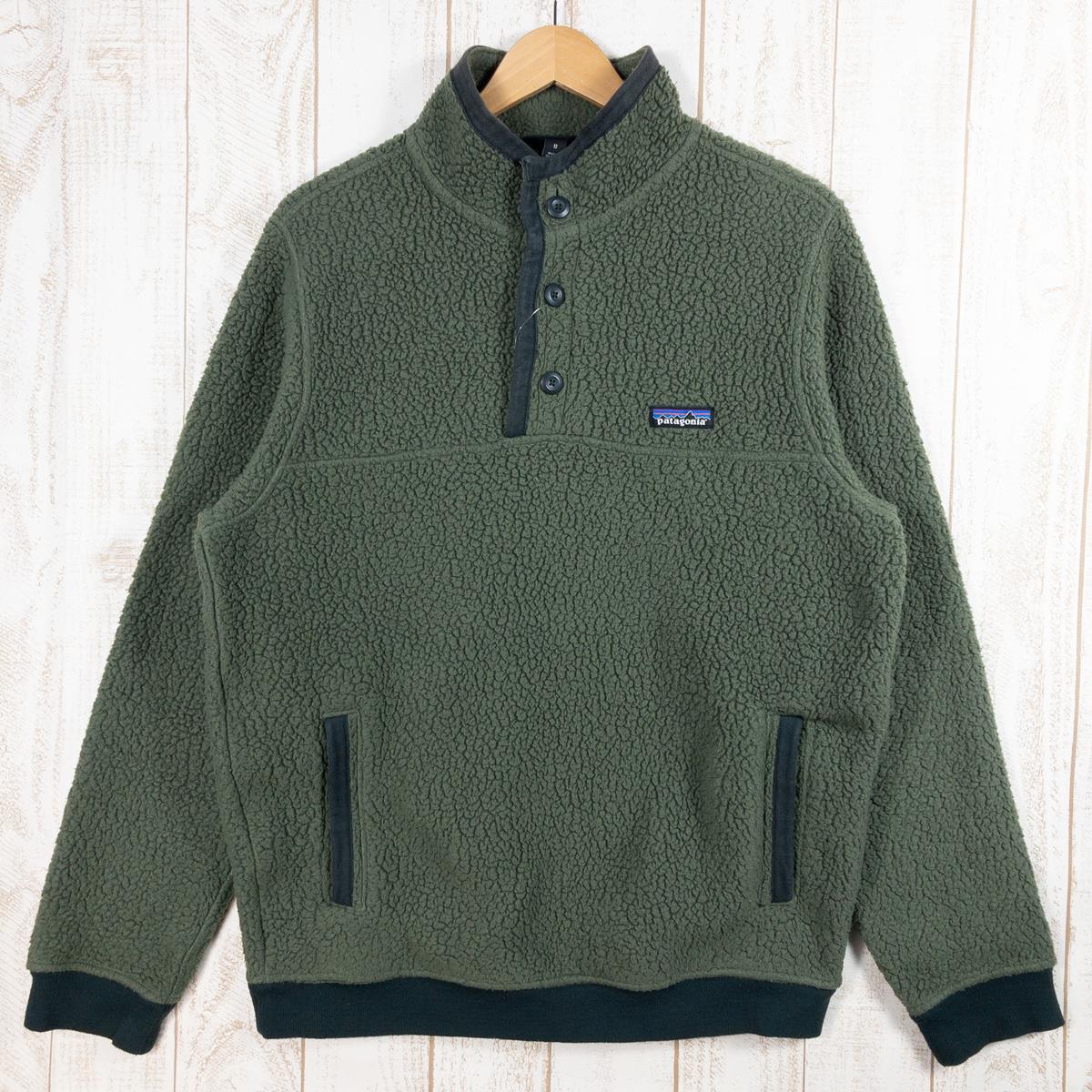 【MEN's M】 パタゴニア 2016 シアーリング フリース プルオーバー Shearling Fleece Pullover ジャケット エクスクルーシブモデル 生産終了モデル 入手困難 PATAGONIA 23040 Industrial Green グリーン系