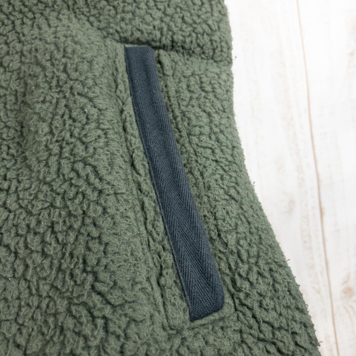 【MEN's M】 パタゴニア 2016 シアーリング フリース プルオーバー Shearling Fleece Pullover ジャケット エクスクルーシブモデル 生産終了モデル 入手困難 PATAGONIA 23040 Industrial Green グリーン系