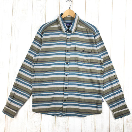 【MEN's M】 パタゴニア ロングスリーブ ライトウェイト フィヨルド フランネル シャツ Long Sleeve Lightweight Fjord Flannel Shirt PATAGONIA 54020 グリーン系