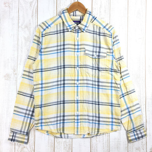 【MEN's XS】 パタゴニア ロングスリーブ ライトウェイト フィヨルド フランネル シャツ Long Sleeve Lightweight Fjord Flannel Shirt PATAGONIA 54020 TUSY イエロー系