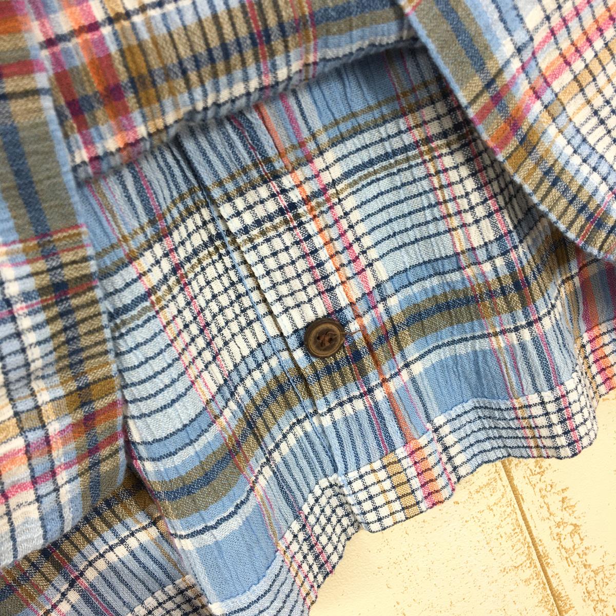 【MEN's S】 パタゴニア エーシー シャツ AC Shirt オーガニックコットン 速乾 名作 生産終了モデル 入手困難 PATAGONIA 52921 SASB ブルー系