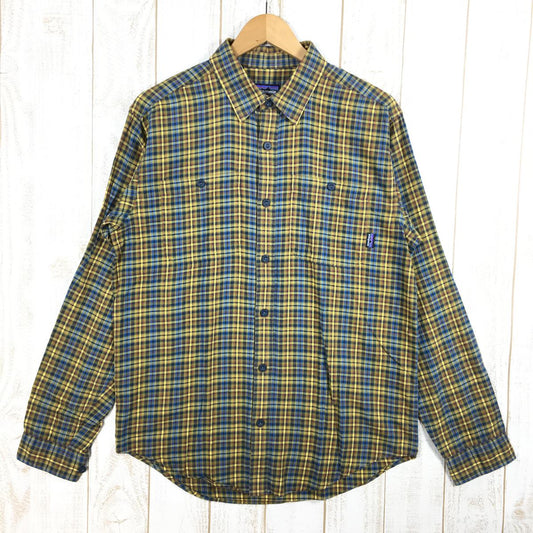 【MEN's S】 パタゴニア ロングスリーブ ピマコットン シャツ Long-Sleeved Pima Cotton Shirt PATAGONIA 53837 IMY イエロー系