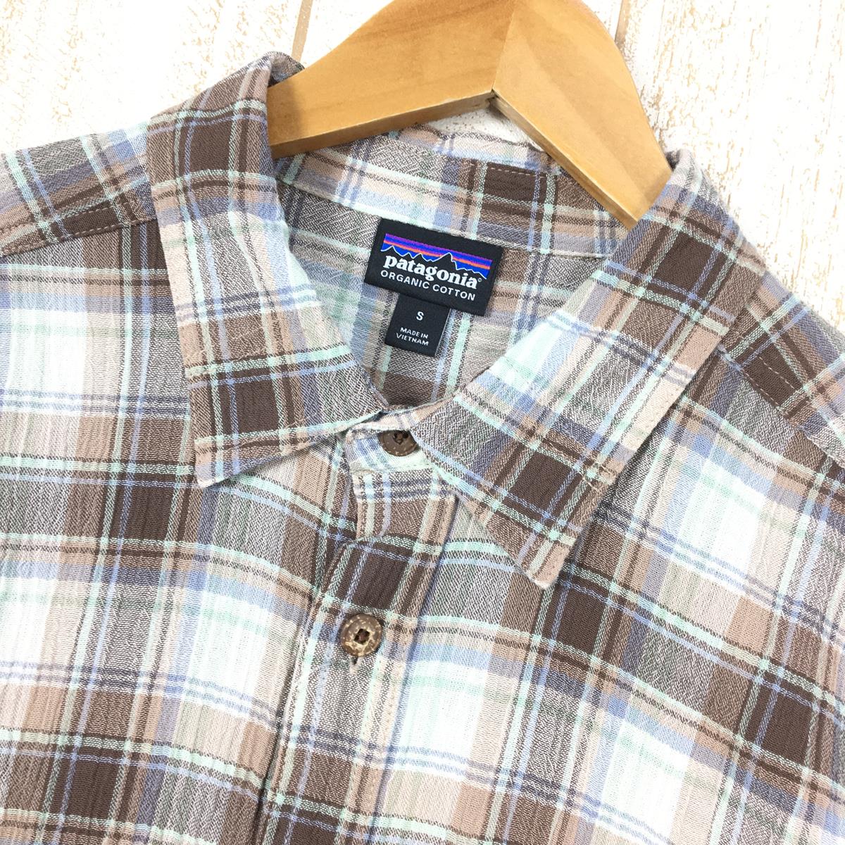 【MEN's S】 パタゴニア エーシー シャツ AC Shirt オーガニックコットン 速乾 名作 生産終了モデル 入手困難 PATAGONIA 52921 LODB ブラウン系