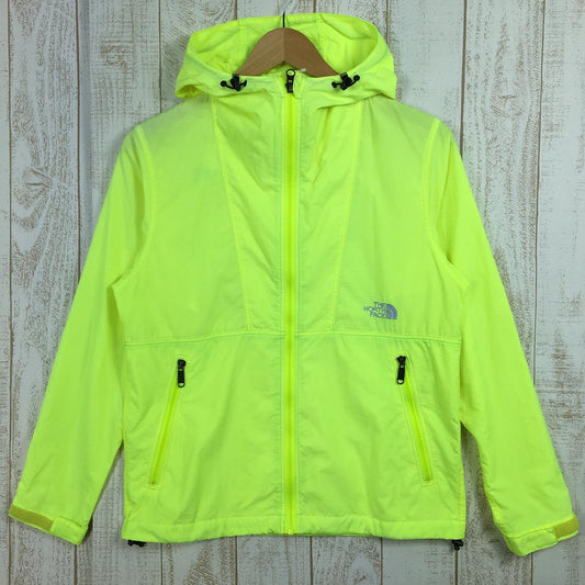 【WOMEN's M】 ノースフェイス コンパクト ジャケット Compact Jacket ウィンドシェル フーディ NORTH FACE NPW21430 Neon Green グリーン系