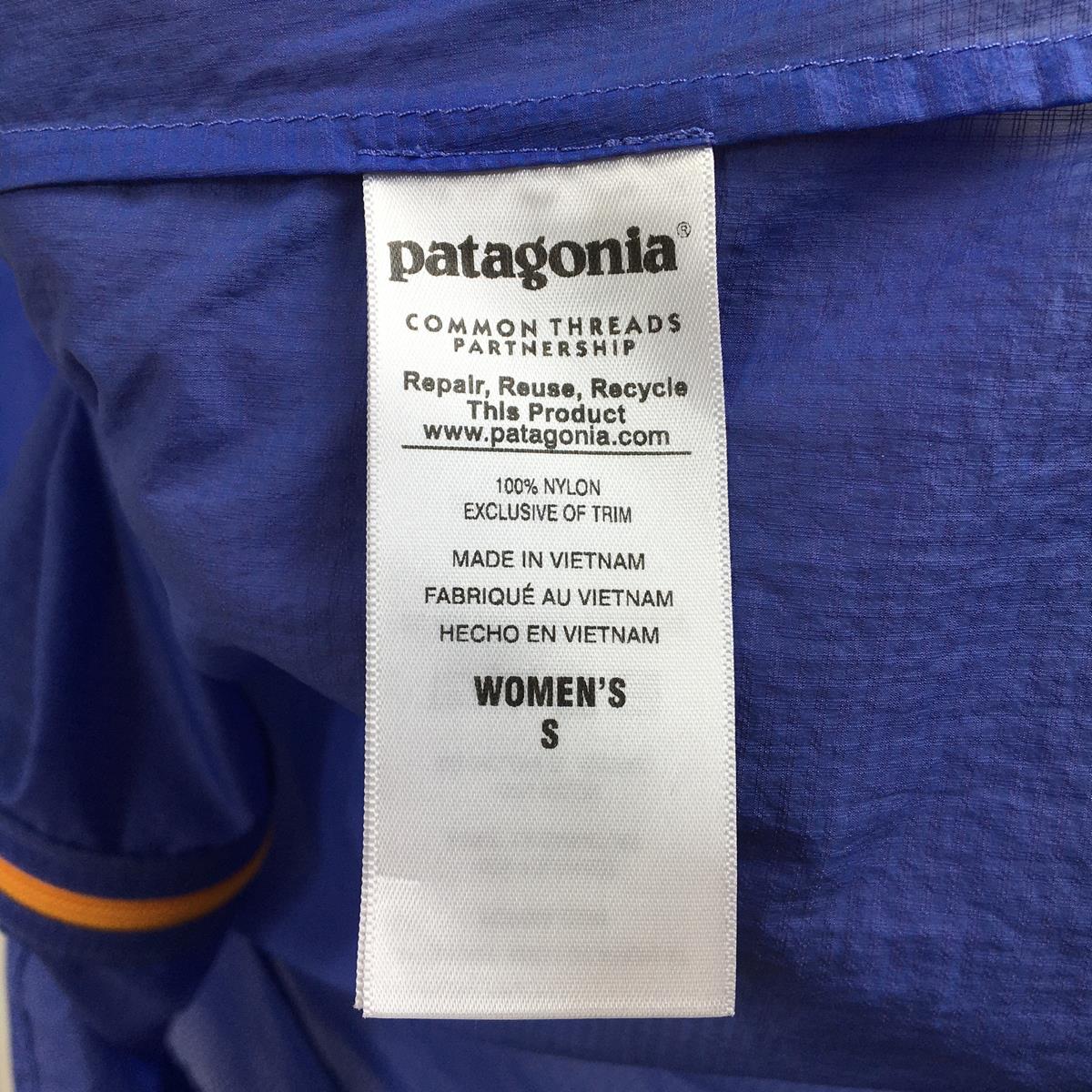 【WOMEN's S】 パタゴニア フーディニ ジャケット Houdini Jacket ウィンドシェル フーディ PATAGONIA 24146 VLTB パープル系