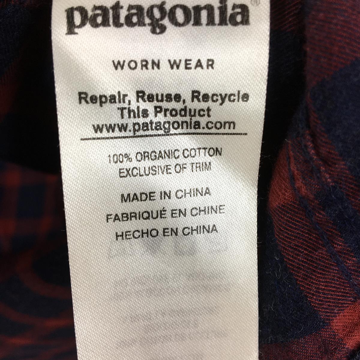 【MEN's M】 パタゴニア ロングスリーブ ピマコットン シャツ Long-Sleeved Pima Cotton Shirt PATAGONIA 53837 ネイビー系