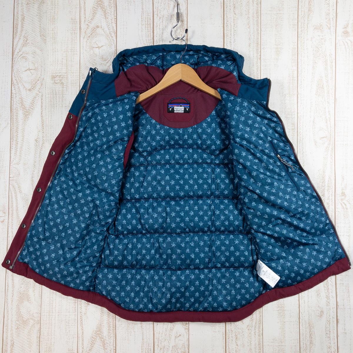 【WOMEN's XS】 パタゴニア ビヴィー フーデッド ベスト Bivy Hooded Vest 600FP ダウン フーディ 生産終了モデル 入手困難 PATAGONIA 27745 OXRD Oxide Red レッド系