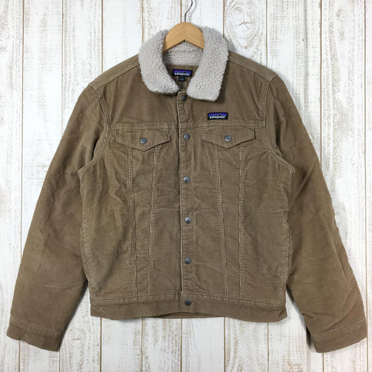 【MEN's S】 パタゴニア パイル ラインド トラッカー ジャケット Pile Lined Trucker Jacket コーデュロイ フリース PATAGONIA 26520 MJVK Mojave Khaki ベージュ系