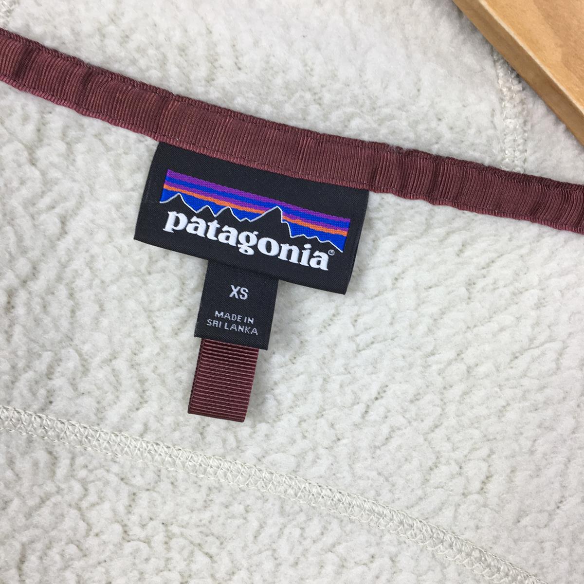 【WOMEN's XS】 パタゴニア ウィメンズ レトロ パイル フーディ Retro Pile Fleece Hoody フリース ジャケット PATAGONIA 22805 アイボリー系