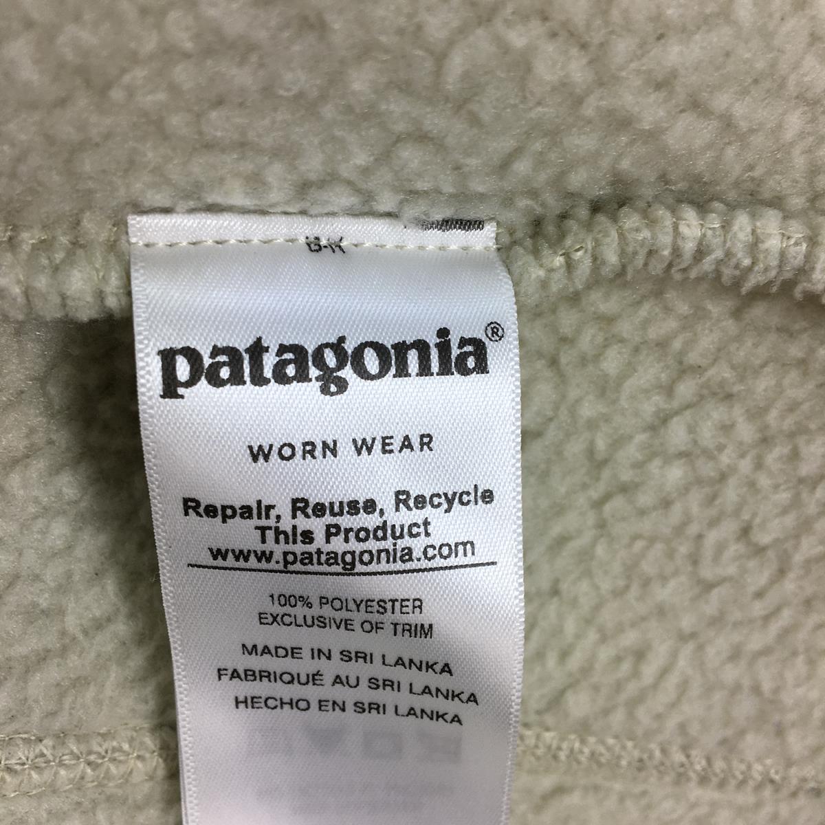 【WOMEN's XS】 パタゴニア ウィメンズ レトロ パイル フーディ Retro Pile Fleece Hoody フリース ジャケット PATAGONIA 22805 アイボリー系