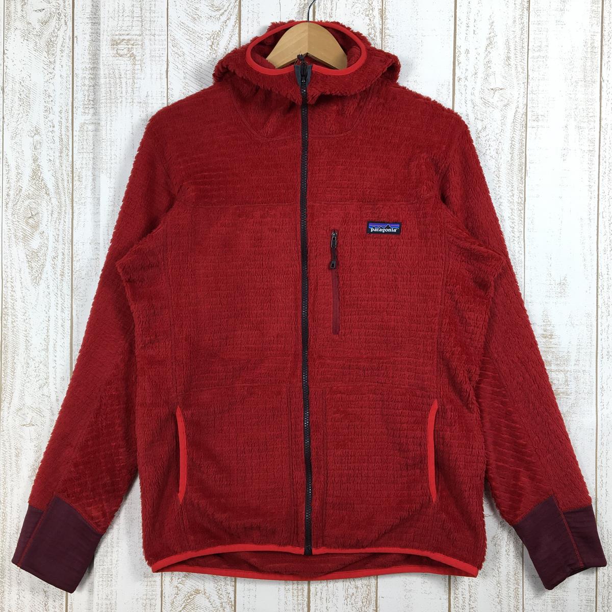 【MEN's M】 パタゴニア R3 フーディ R3 Hoody レギュレーター リバーシブル ポーラテック ハイロフト 生産終了モデル 入手困難 PATAGONIA 25772 CSRD レッド系